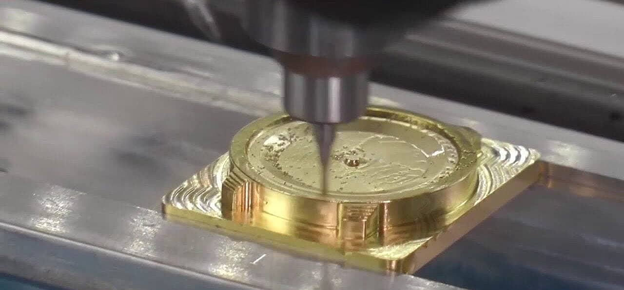 Milling brass cnc router top