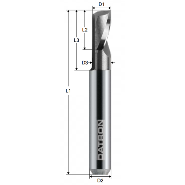 Single Flute End Mill - Specially Balanced